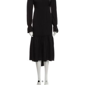 Theory 100% Silk Black Dress, Pristine!
